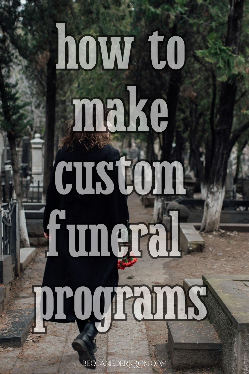 how to make custom funeral programs