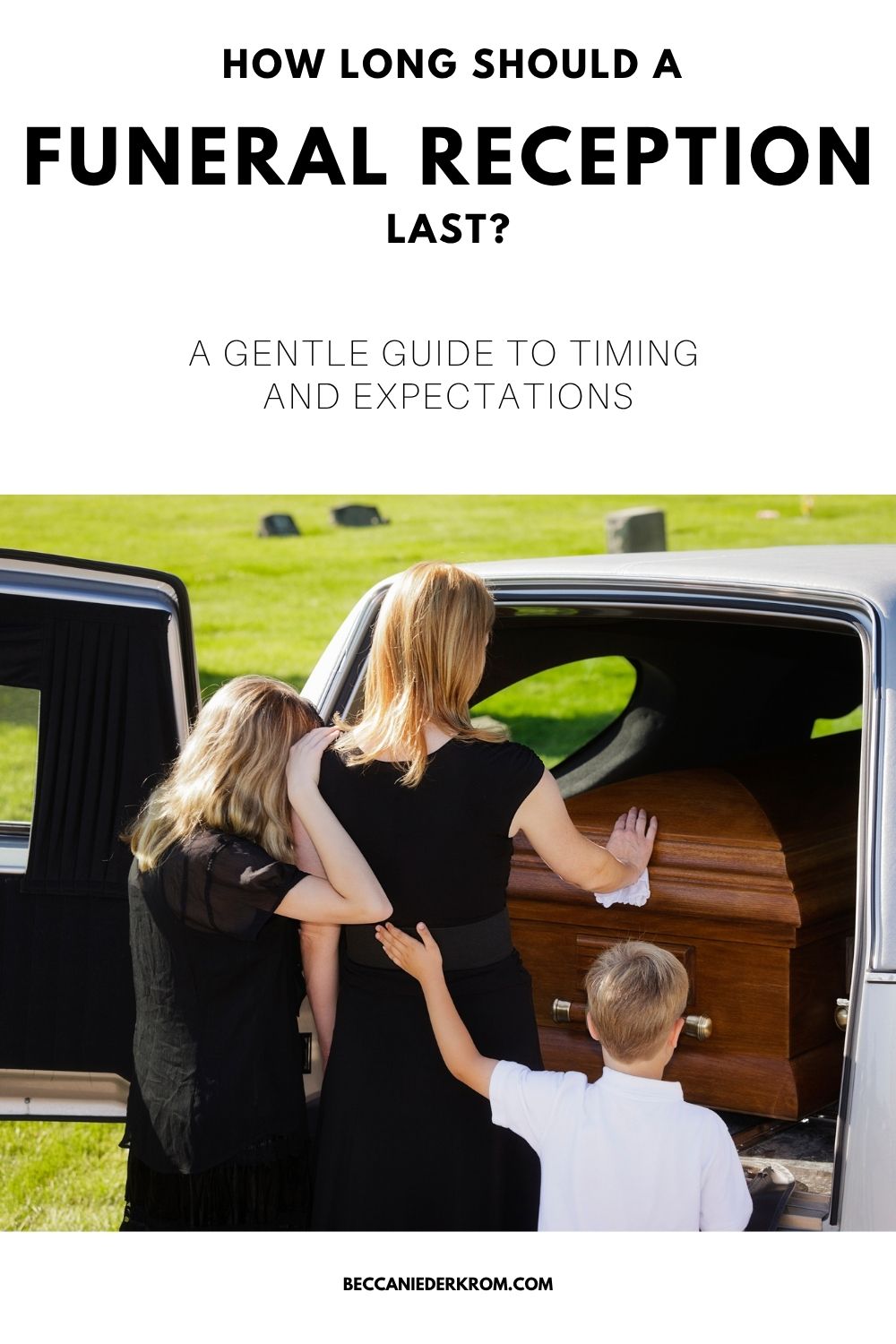 How long should the funeral reception last