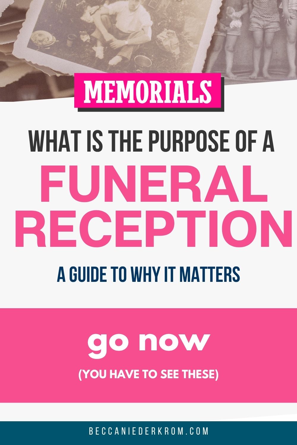 what is the purpose of a funeral reception