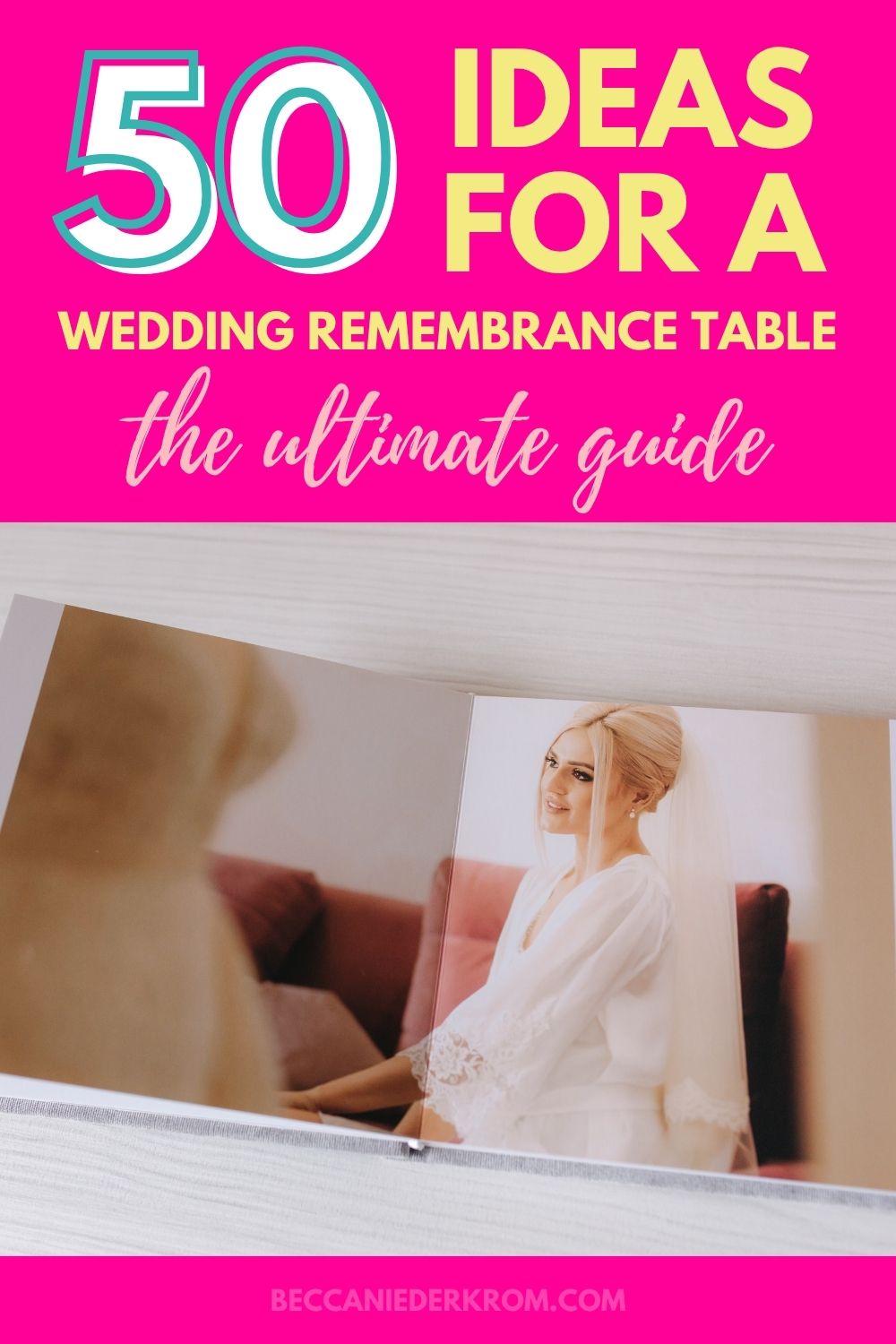 wedding remembrance table