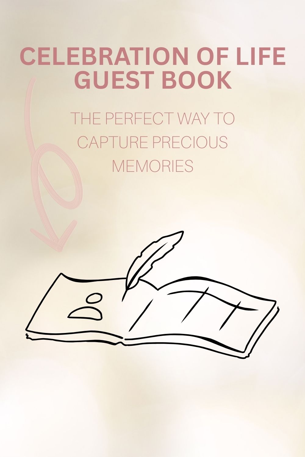 celebration of life guest book