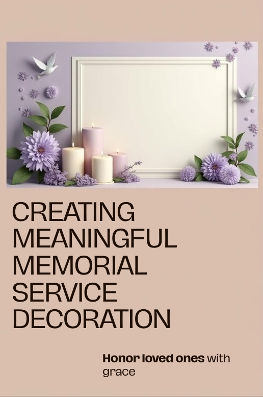 Memorial Service Decorations