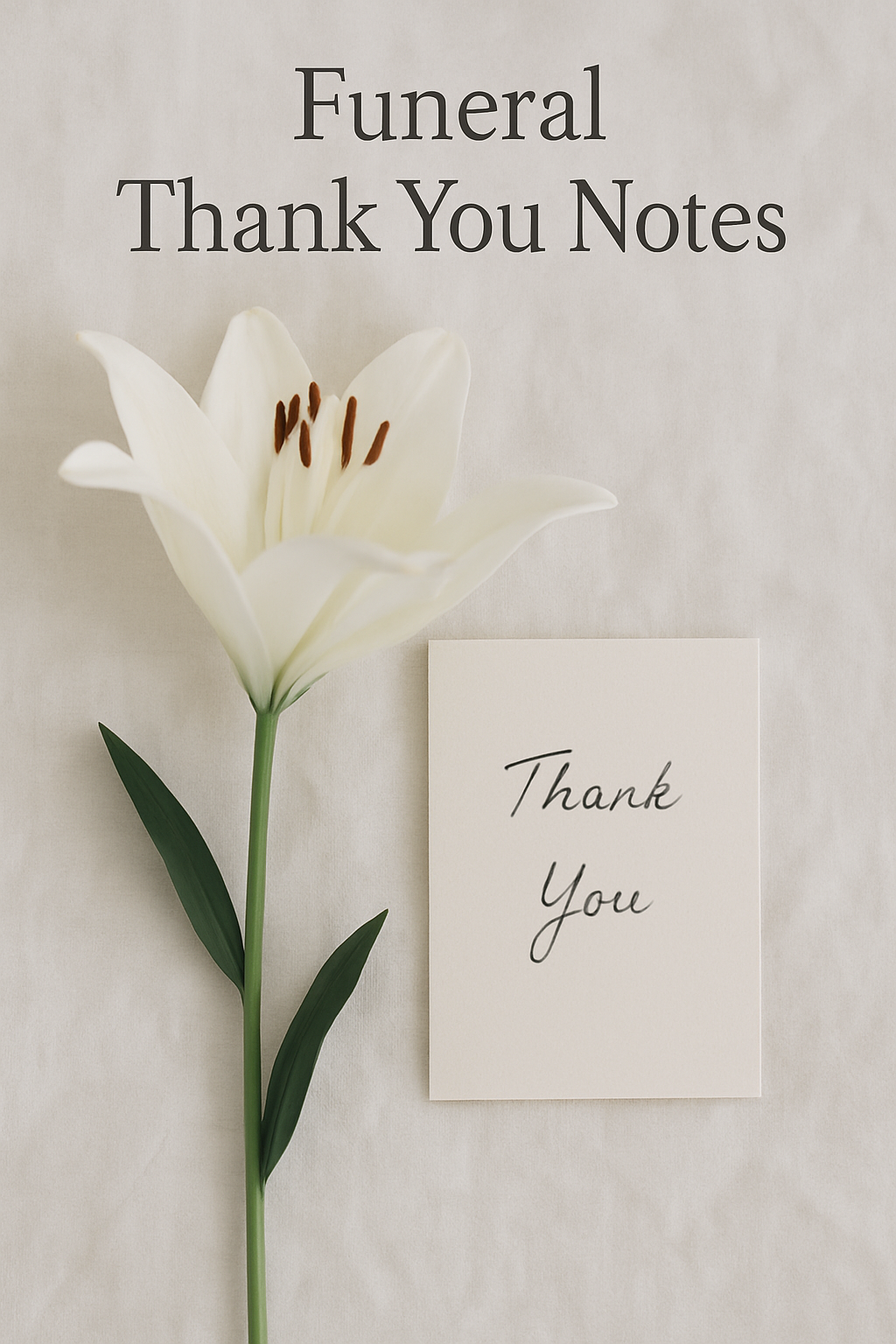 funeral thank you notes