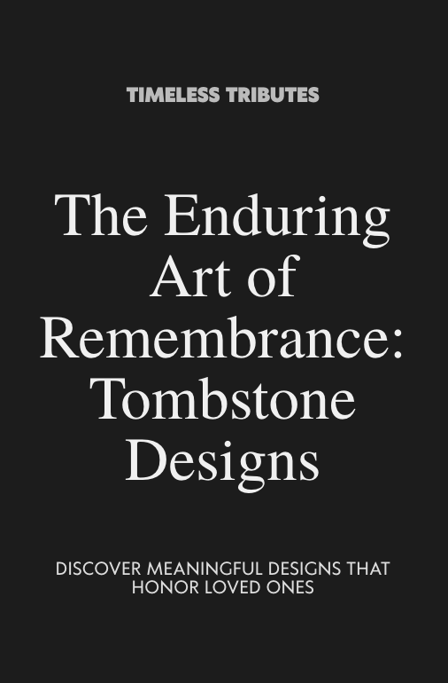 tombstone designs