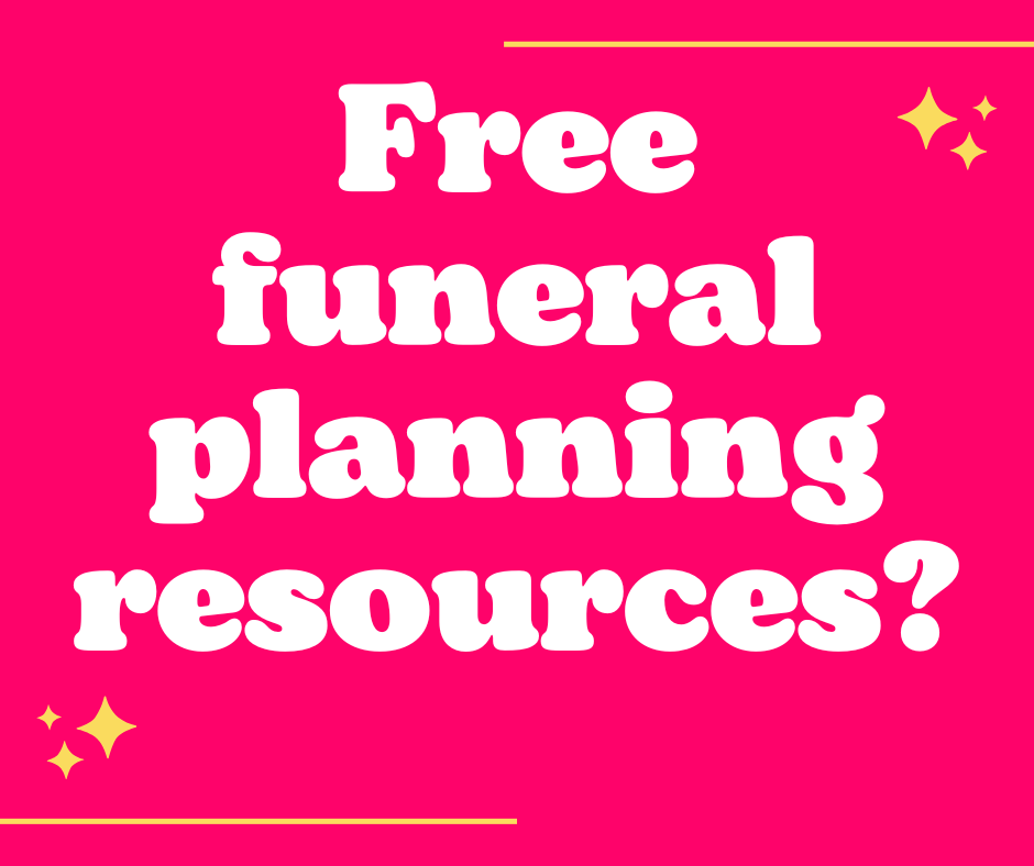 Free funeral planning resources