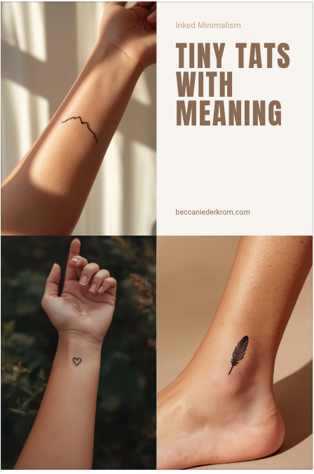 Tiny Tats With Meaning: The Power of Minimalist Ink