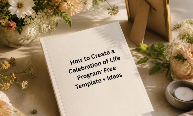 How to Create a Celebration of Life Program: Free Template + Ideas